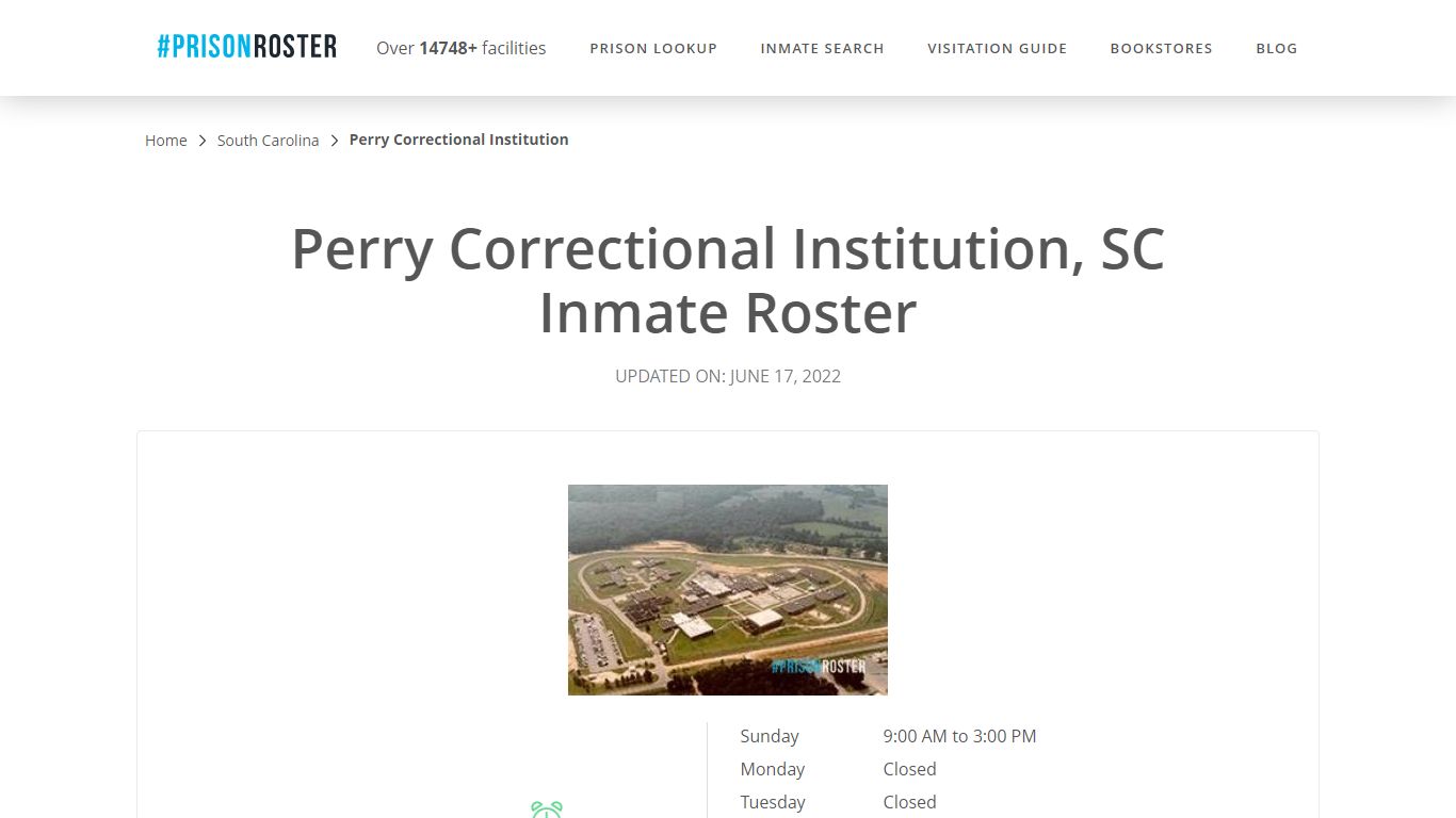 Perry Correctional Institution, SC Inmate Roster - Prisonroster